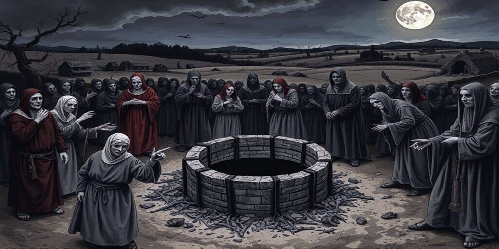 During the Black Death, accusations of poisoning wells were a widespread and false explanation for the plague's spread.