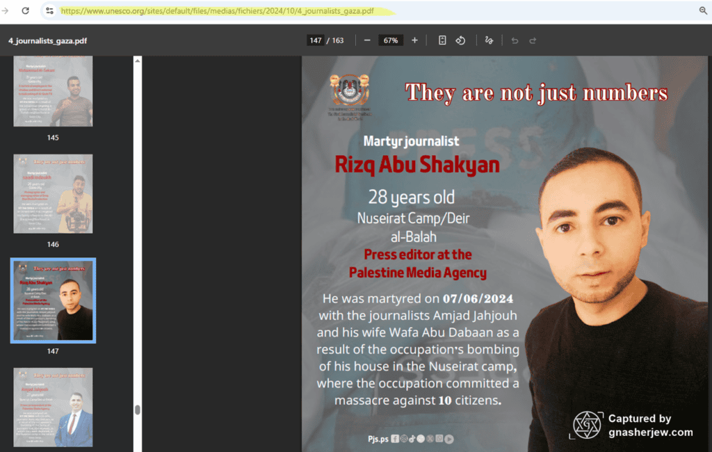 UNESCO - Rizq Bassem Abu Shakian