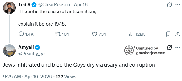 2026-05-29 16_14_53-(5) Amyali on X_ _@ClearReason Jews infiltrated and bled the Goys dry via usary